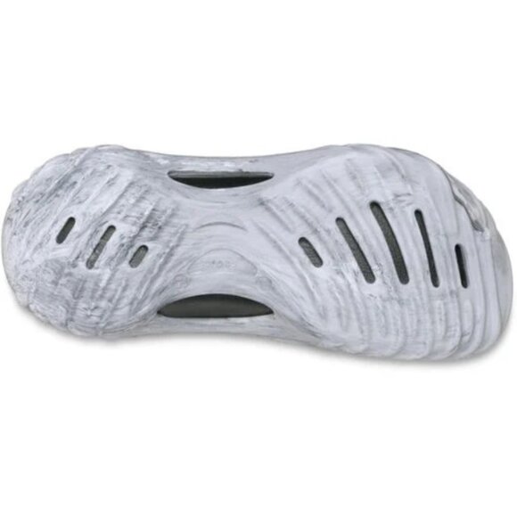 NEW Crocs Sizes M6/W8, M7/W9, M8/W10 - Echo Marbled Wave Shoes - Black/White - Picture 6 of 6